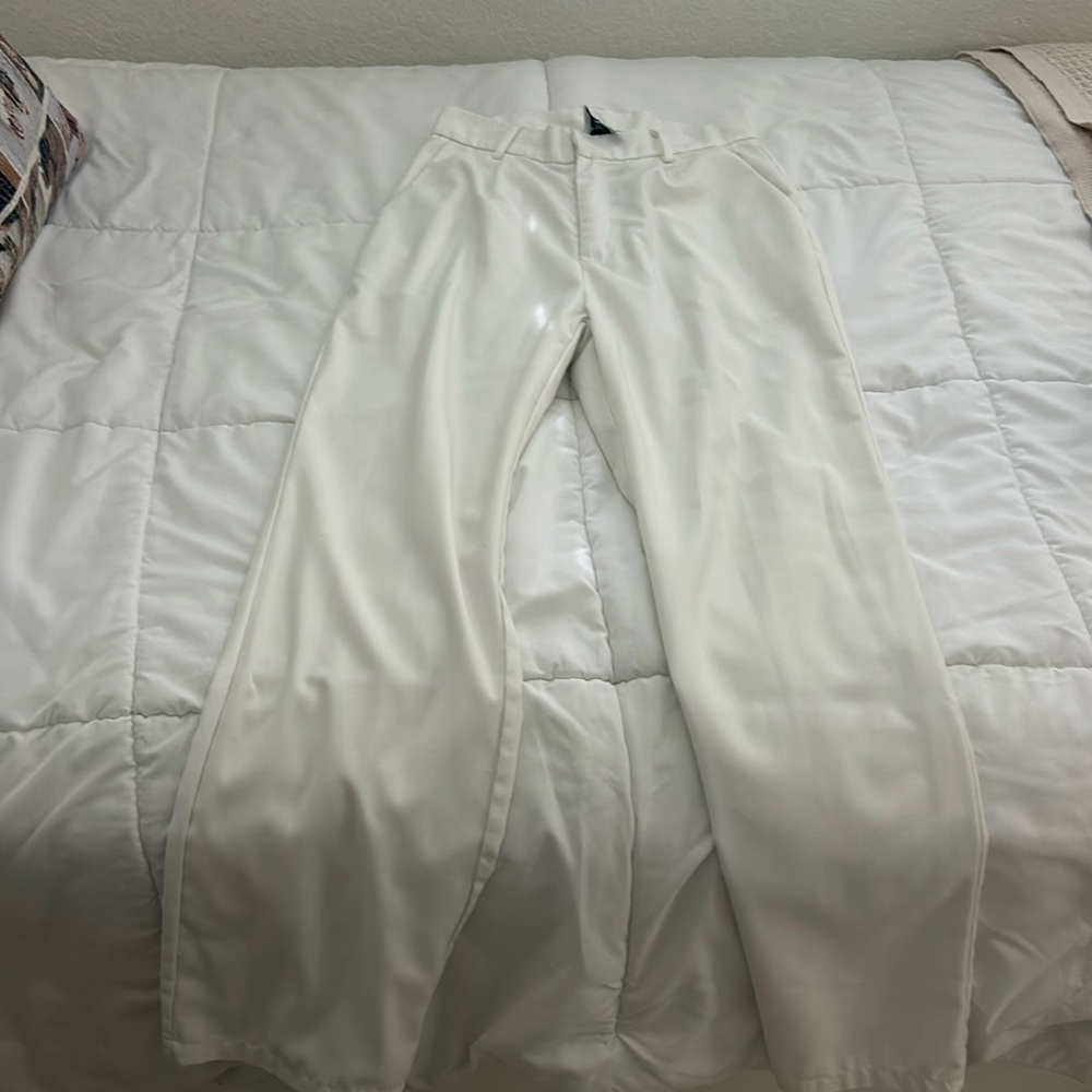 Princess Polly Boutique, White Trousers, Size 4